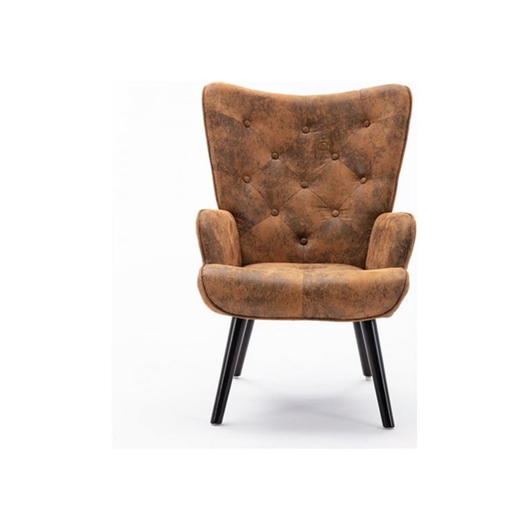Vintage velvet store wingback chair