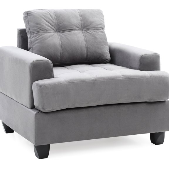 Accent Chair for Personal Relaxation | Single-Person Seating in Cozy Spots | Microfiber Upholstery | Fits Diverse Decor Styles