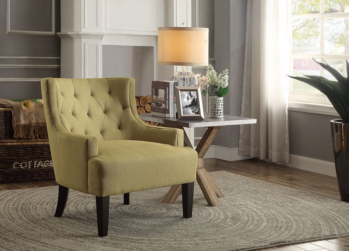Accent Chair in Mustard Yellow