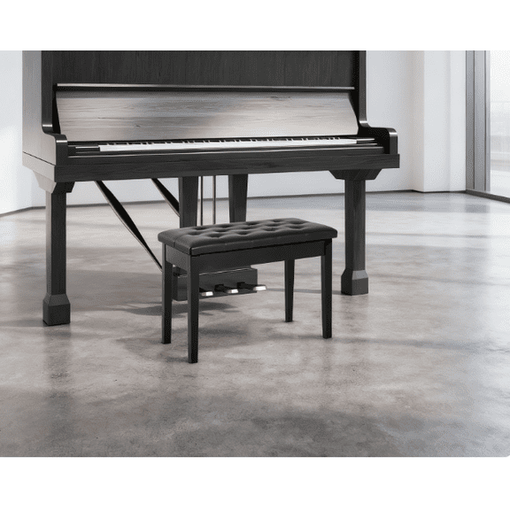 Accent Chairs, Piano Bench Piano Bench, Duet Piano Chair, Black Fabric Accent Chairs,Faux Leather Leather Accent Chairs, Furniture Primary Living Space Chairs & Accent Seating Piano Bench Piano Bench