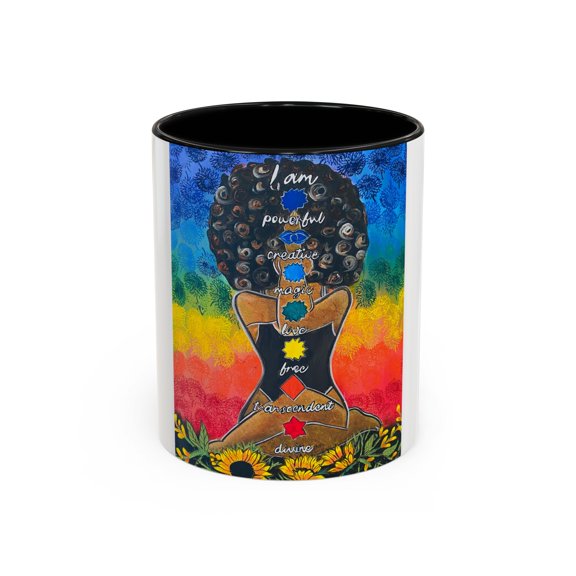 Accent Coffee Mug 11oz | Canva Mug Design | 11 oz Mug Template | Mug Gift