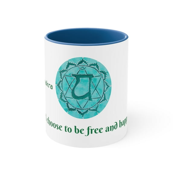 Accent Coffee Mug, 11oz|Chakra Coffee mug | Spiritual Coffee Mug