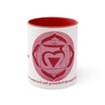 thumbnail image 1 of Accent Coffee Mug, 11oz | Chakra Mugs |  Seven Chakras Mug | Root Chakra, 1 of 4