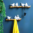thumbnail image 1 of Accent Collection Functional Wall Hanger, White Birds, 4 Hooks, Home Decor, Key Organizer, 1 of 6