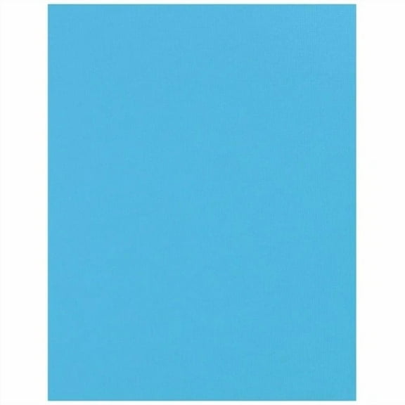 Accent Design Paper Accents Textured Cardstock 8.5" X 11" Popsicle Blue, 73Lb