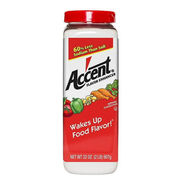 Accent Flavor Enhancer - 2 lb. canister by Accent [Foods] (Pack of 6)