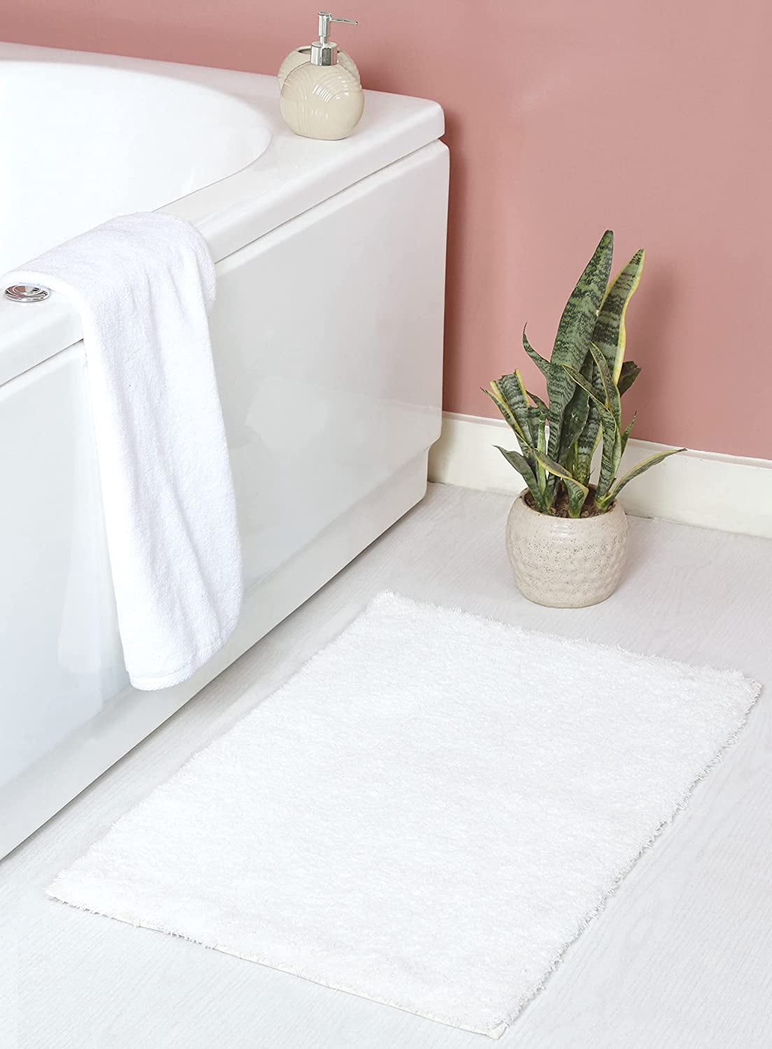 Accent Home Bathroom Rug Mat, Extra Soft Absorbent Premium Bath Rug ...