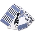 thumbnail image 1 of Accent Home Cotton Kitchen Towels Set of 4 pcs - Absorbent Dish Towels Set | Tea Towels | Bar Towels | Fish Design Kitchen Dish Towels - Multi Purpose Kitchen Linen, Drying Dish Hand Towels 20x28 inch, 1 of 5