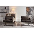 thumbnail image 1 of Accent Living Room Chairs Set of 2, Upholstered Armchair with Metal Frame and Foam Cushions, Modern Side Sofa Chairs with Arm Pockets for Dining Room, Living Room, 1 of 7