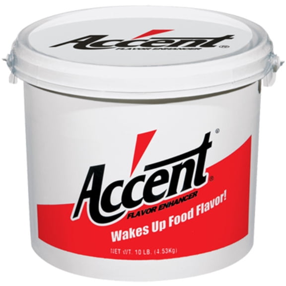 Accent MSG Flavor Enhancer, 10 lb Bulk Seasoning, Savory Umami Cooking Enhancer for Soups, Meats & Vegetables