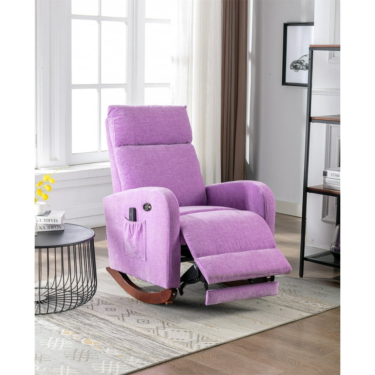 Accent Massage Rocking Chair Rocker Recliner Chair Modern High