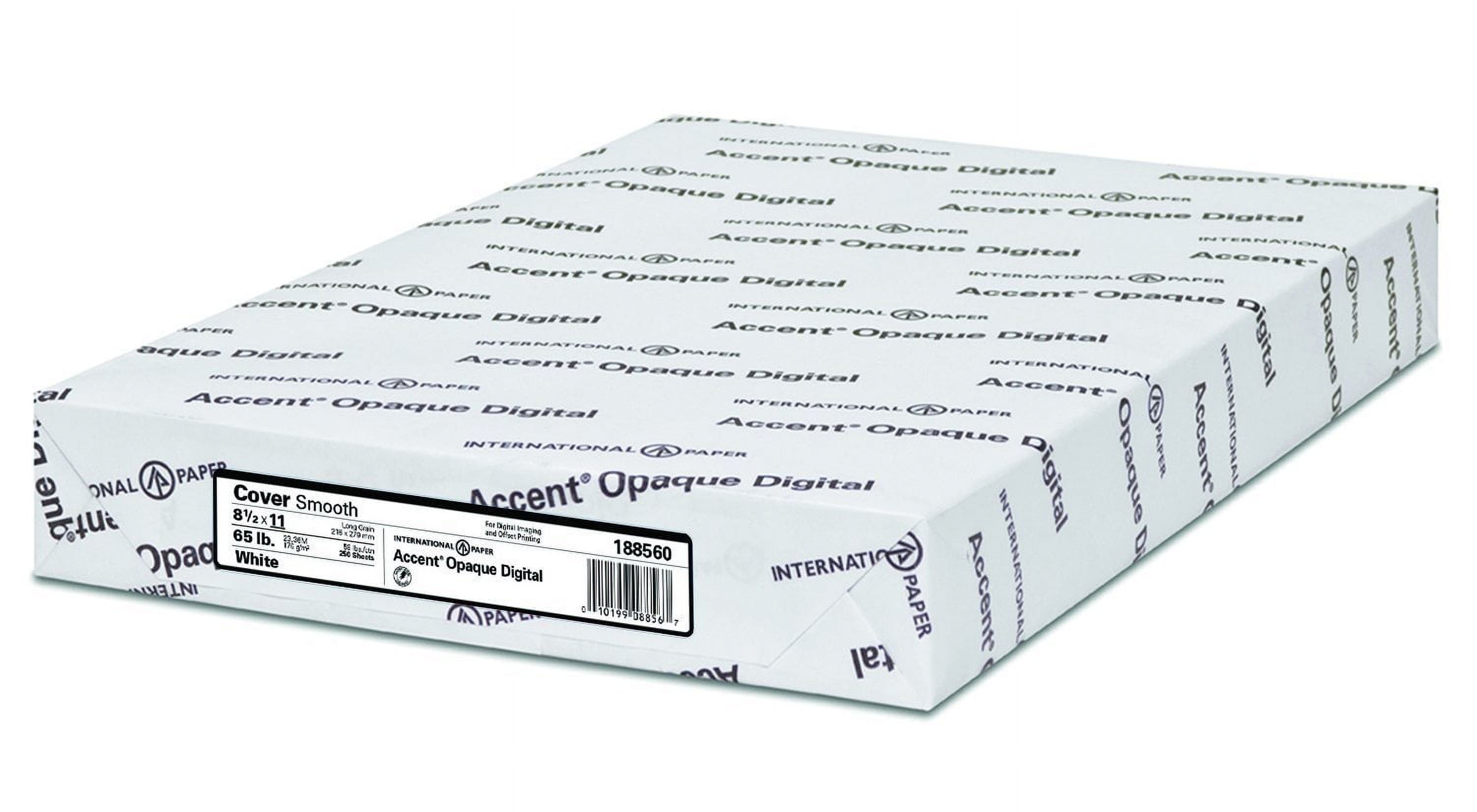 激安直営店 White 11 x 8.5 Opaque Accent Paper 97 Cover Smooth 65lb 小物