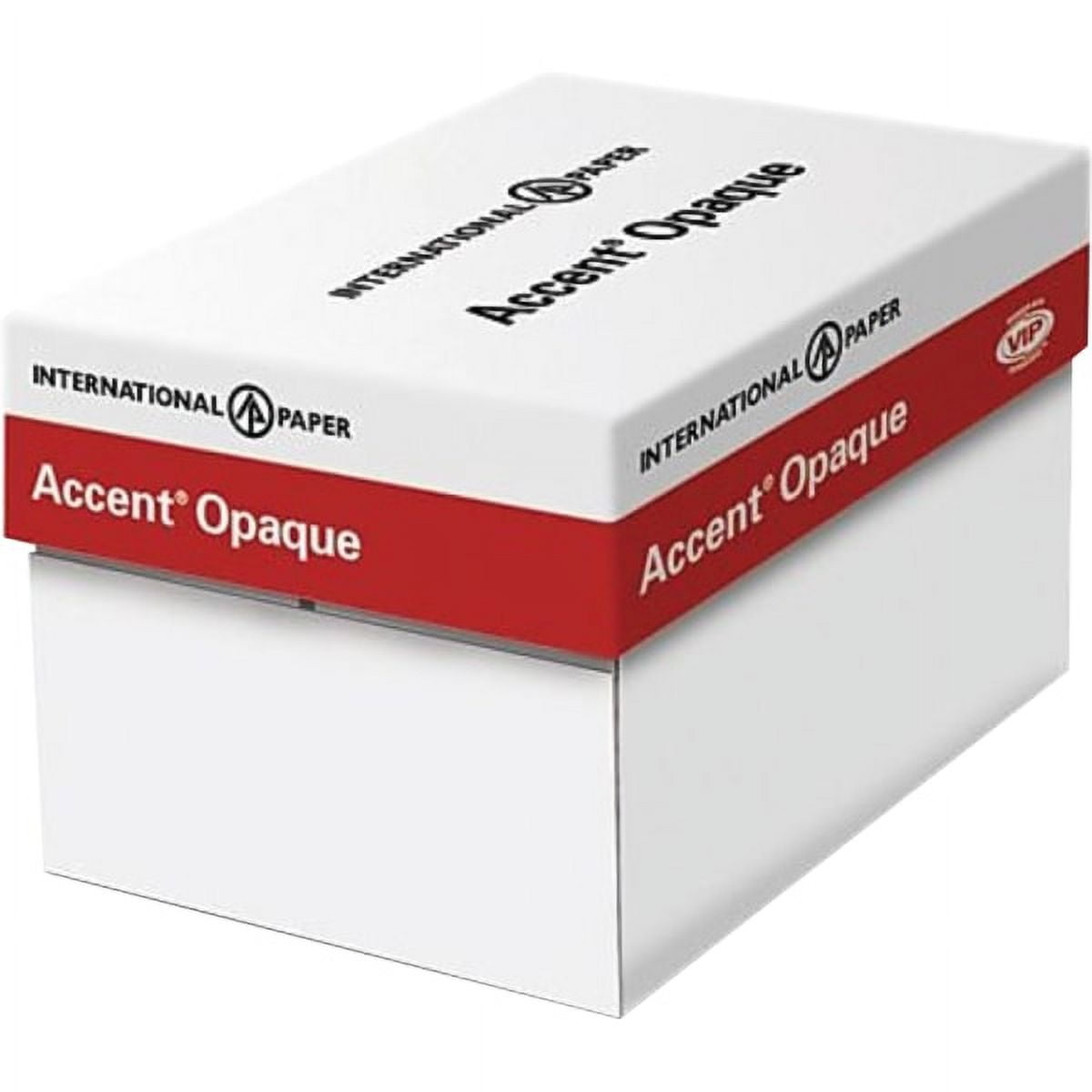 Accent Opaque, Smooth White, 24lb / 60lb, Legal, 8.5 x 14, 97 Bright, 5,000 Sheets / 10 Ream Case, Made in The USA