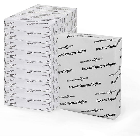 Accent Opaque White Printer Paper, 13 x 19 28lb Copy Paper 1,800 Sheets (4 Reams) Premium Computer Paper with Super Smooth Finish, 97 Bright, 104gsm