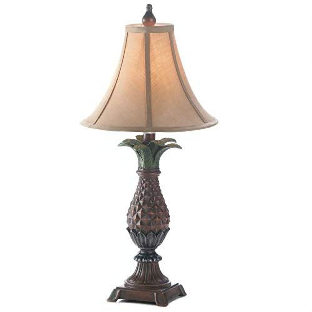 Accent Plus 10017183 Pineapple Table Lamp, 11" x 11" x 23.5", Multicolor