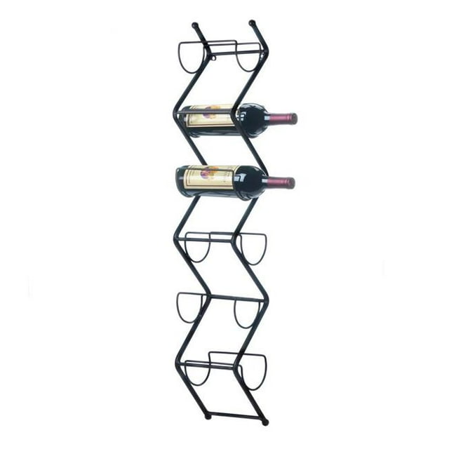 Accent Plus 10018365 Chevron Wall Wine Holder