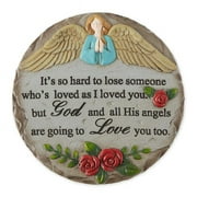 Accent Plus 4506539 Cement Memorial Stepping Stone - Hard to Lose Someone