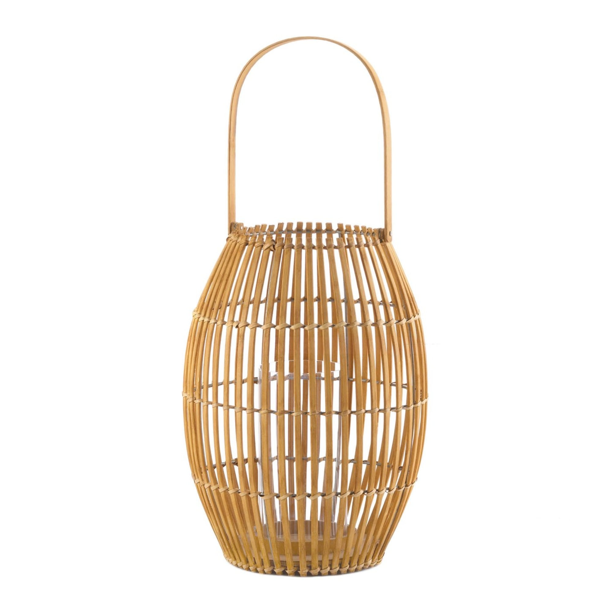 Gallery of Light 10018927 Bamboo Lantern, Blue - Large Gallery of Light 10018927 Bamboo Lantern, Blue - Large