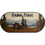 Accent Rug, 20 In X 44 In, Cabin Time