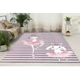 thumbnail image 1 of Accent Rugs, Kids Room Rugs, Custom Rugs, Entryway Rug, Ballet Girl And Rabbit Rug, Kids Rugs, Indoor Rug, Pink Rug, Office Rugs, Large Rug, 5.9'x9.2' - 180x280 cm, 1 of 9