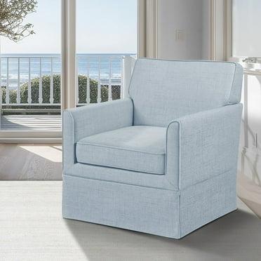 Accent Chair for Living Room, Reading Chair for Bedroom, Mid Century Modern Side Club Chair, Sofa Chair for Reading/Living Room/Bedroom/Adults, Light Blue