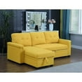 Accent Sofa, Convertible Sectional Futon Sofa Couch with Pull Out Bed