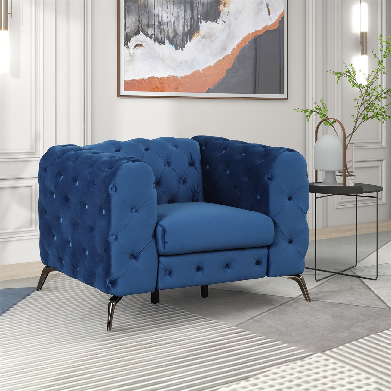 Insert Included, Decorative Throw, Accent, Sofa, Couch, Bedroom, Polyester  Blue, Modern, 1 - Ralphs