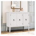 Accent Storage Buffet with 3 Doors, Adjustable Shelf