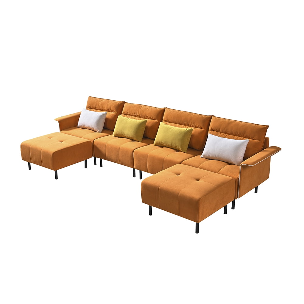 Mid century modern sectional sleeper sofa online