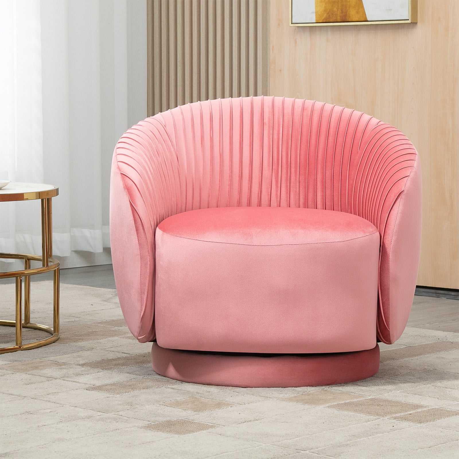 Accent Swivel Barrel Chair,Accent Sofa 360 Degree Swivel Round Sofa