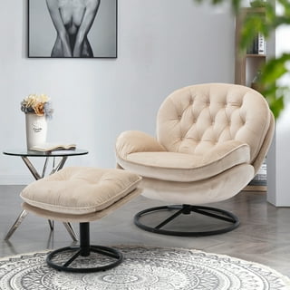 Triple Tree Modern Contemporary Accent Chairs Beige Walmart