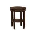 thumbnail image 1 of Accent Table - 2 Tier  - Round - Nightstand - Lamp - Brown Veneer - Transitional, 1 of 5