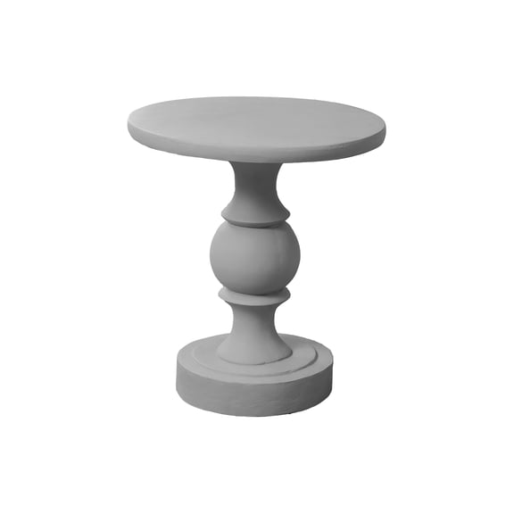 Accent Table - 25"H - Indoor Or Outdoor - Living Room - Nightstand - Gray