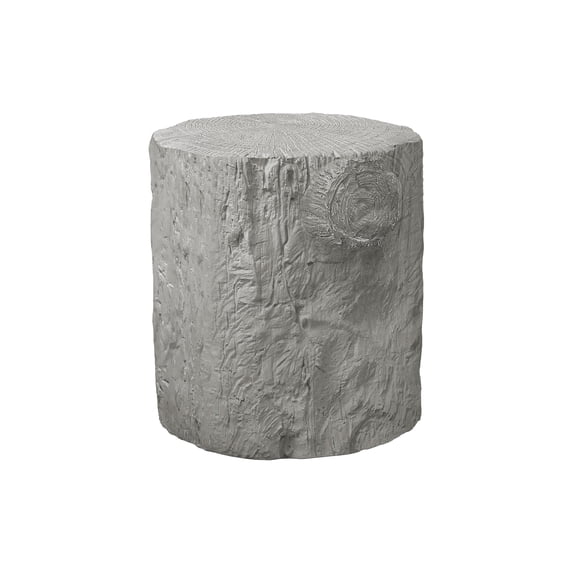 Accent Table - 25"H - Indoor Or Outdoor - Nightstand - Living Room - Gray