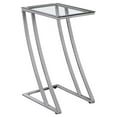 thumbnail image 1 of Accent Table C-shaped End Side Snack Living Room Bedroom Metal Grey, 1 of 5