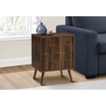 thumbnail image 1 of Accent Table, End, Side Table, Small, Storage, Lamp, Walnut Laminate, Modern, 1 of 4