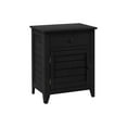 thumbnail image 1 of Accent Table - Nightstand - Storage - Side - Lamp - Black Veneer - Transitional, 1 of 4