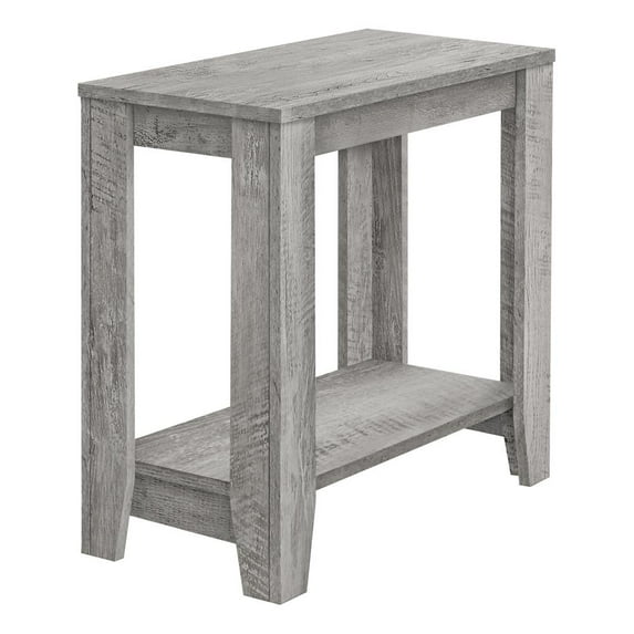 Accent Table Side End Nightstand Lamp Living Room Bedroom Laminate Grey