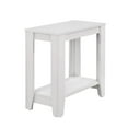 thumbnail image 1 of Accent Table Side End Nightstand Lamp Living Room Bedroom Laminate White, 1 of 4