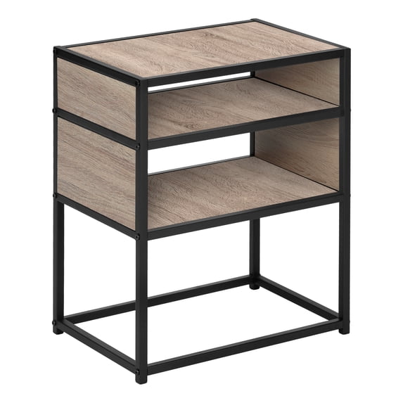 22.25" Brown Rectangular Accent Table