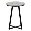 thumbnail image 1 of ACCENT TABLE - 22"H / GREY / BLACK METAL, 1 of 12