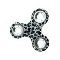 thumbnail image 1 of Accent Tri Fidget Hand Spinner Toys  (Leopard Animal Print White/Black), 1 of 1