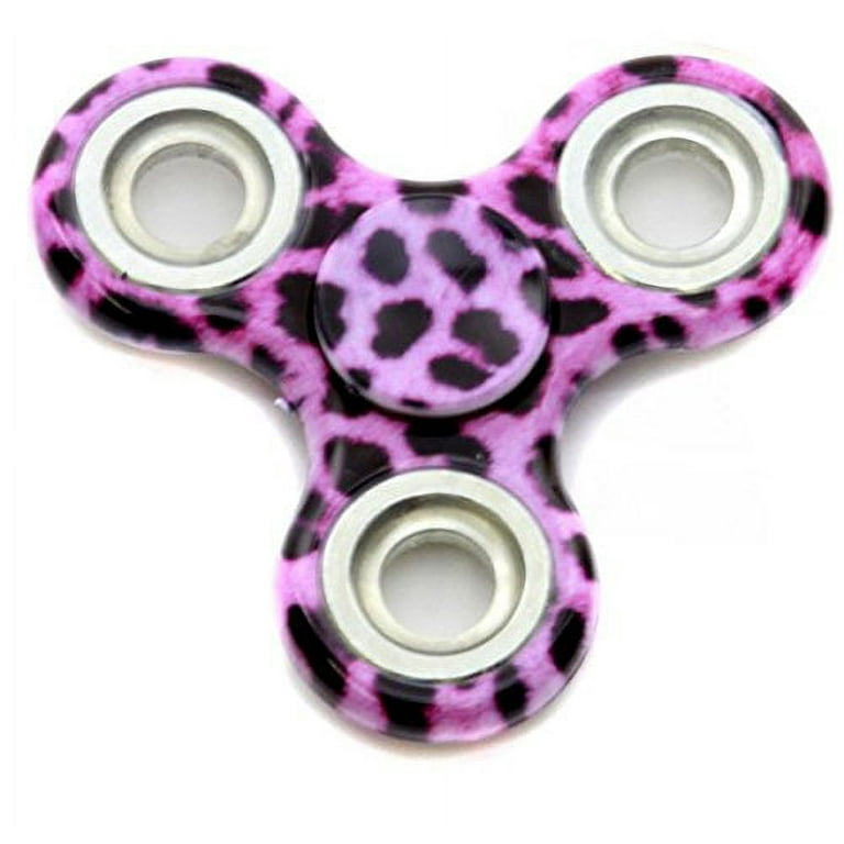 Accent Tri Fidget Hand Spinner Toys, Ultra Fast Bearings, Finger Toy, Great  Gift for ADD, ADHD, Anxiety and Autism Adult Children (Leopard Print