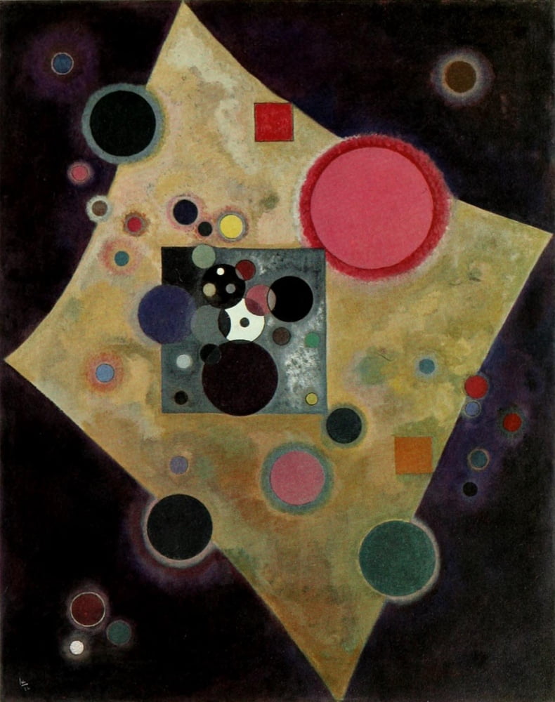 Accent in Pink 1926 Canvas Art - Wassily Kandinsky (18 x 24)