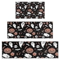 thumbnail image 1 of Accented Spooky Halloween Pattern Kitchen Rugs Sets Of 3,Kitchen Runner Rugs Non Skid Washable,Decorative Kitchen Floor Mats for Kitchen,Sink,Laundry,17"x30"+ 17"x47" + 17"x59", 1 of 6
