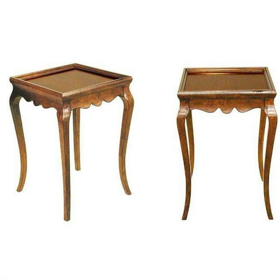 Accents Beyond 1165-C Pair of End Tables, Cherry