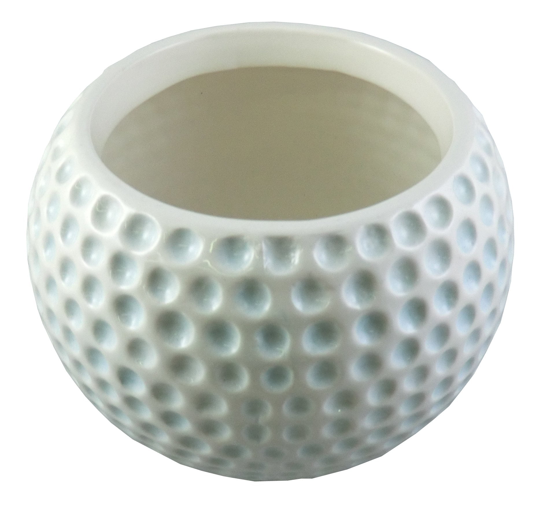 Accents & Occasions Ceramic Golf Ball Planter or Flower Arrangement Vase, 3-3/4-Inch