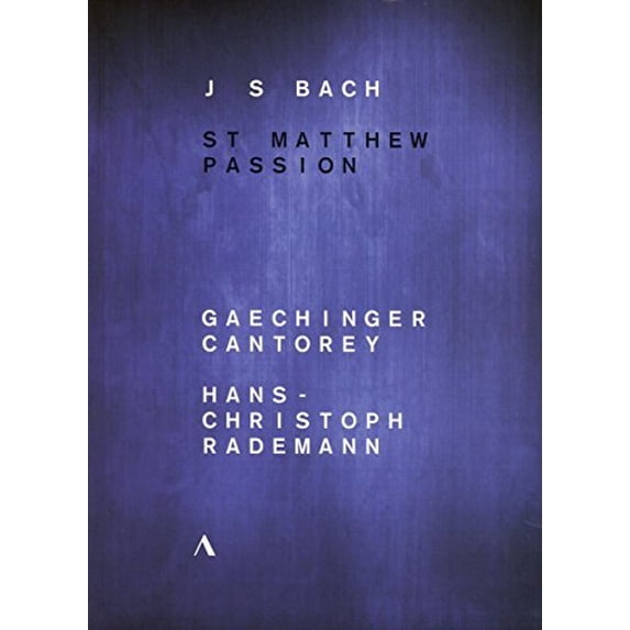 Accentus - St Matthew Passion [DIGITAL VIDEO DISC] - Walmart.com