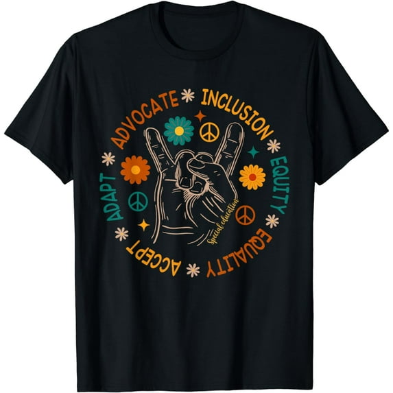 Accept Adapt Advocate Inclusion Equity Equality, Autism 2024 T-Shirt
