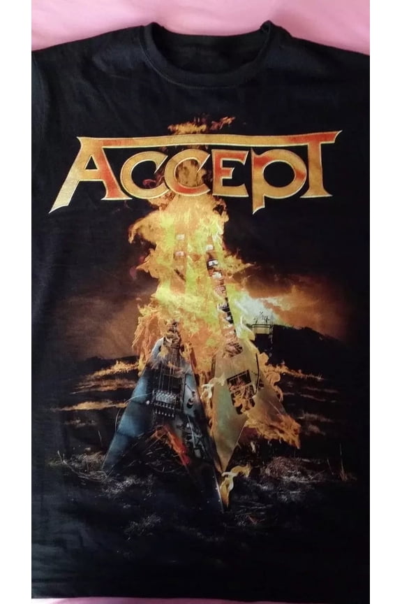 Accept Band Gift For Fans Black T-Shirt Cotton All Size PP175